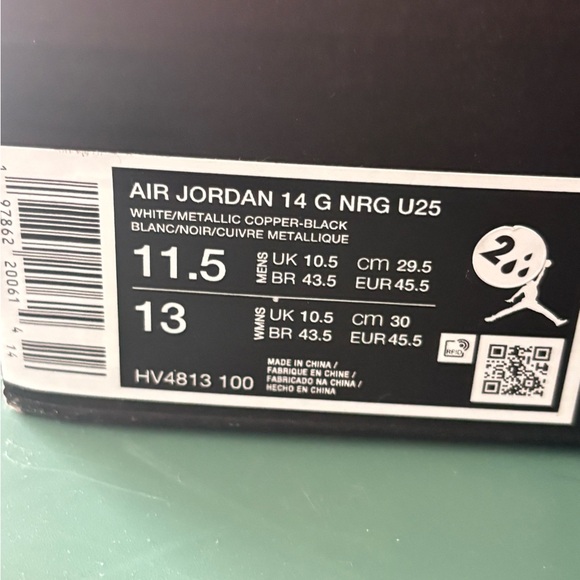 Men’s Jordan 14 Golf Shoes - Picture 6 of 6